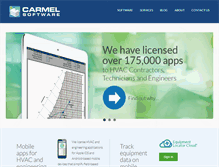Tablet Screenshot of carmelsoft.com